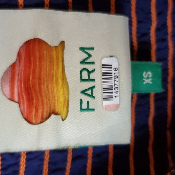 FARM Rio maxi Dress XS Silk Bird Pattern - Picture 3 of 6